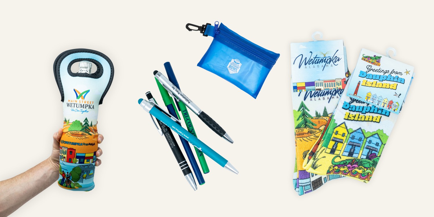 Examples of promotional print products